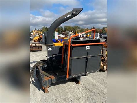 skid steer mounted wood chipper|bobcat skid steer wood chipper.